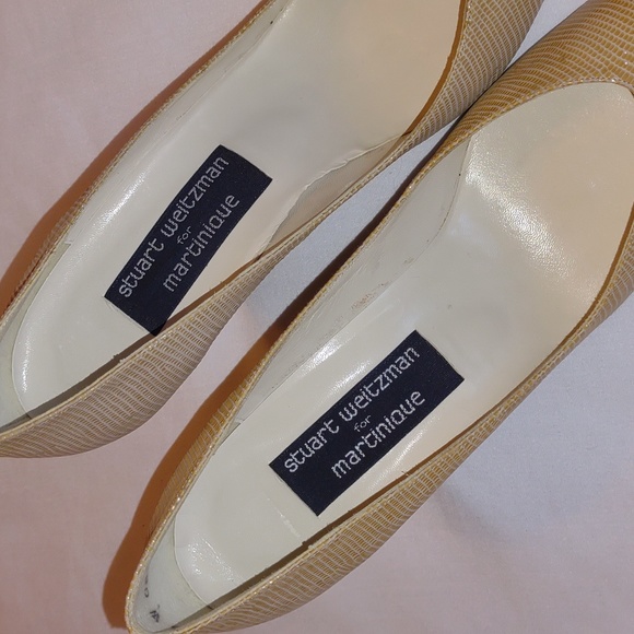 Vintage Stuart Weitzman Cream Colored Stiletto Heels - Picture 7 of 10